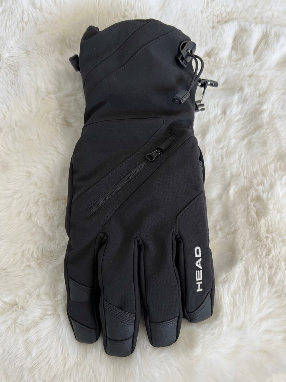HEAD Unisex Adult Ski Gloves with DuPont Sorona Insulation Black #203